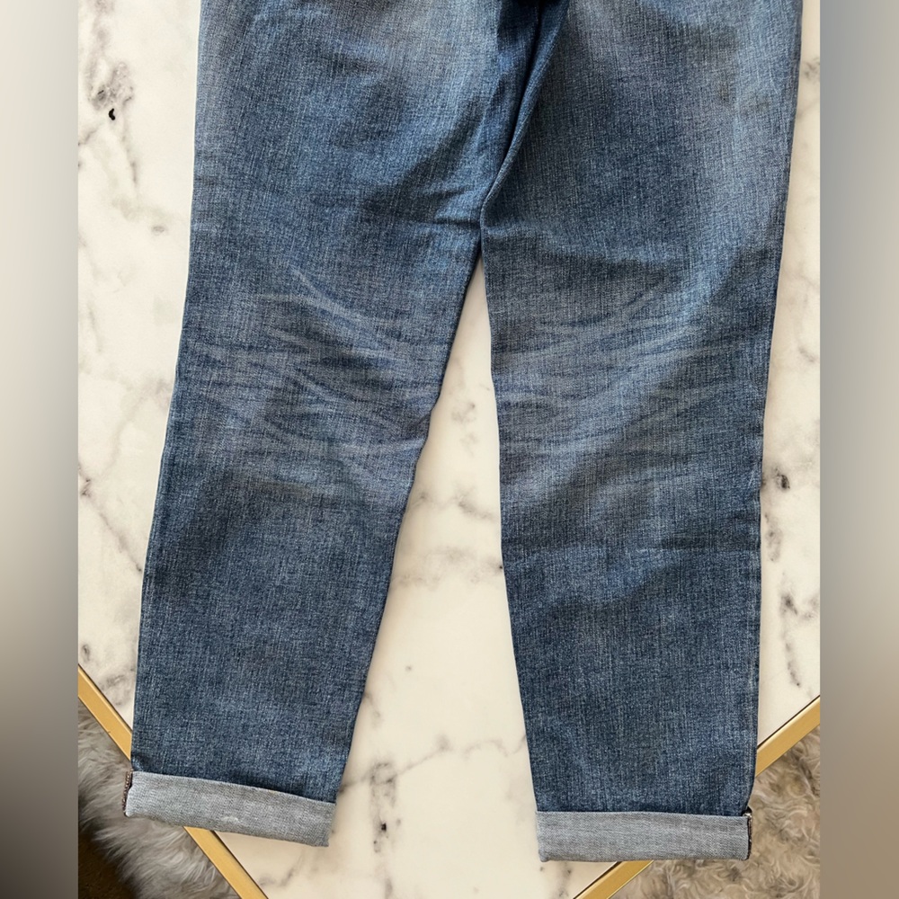 EXPRESS Girlfriend High Rise Stretch Ripped Jeans Size: 4 - Picture 10 of 13